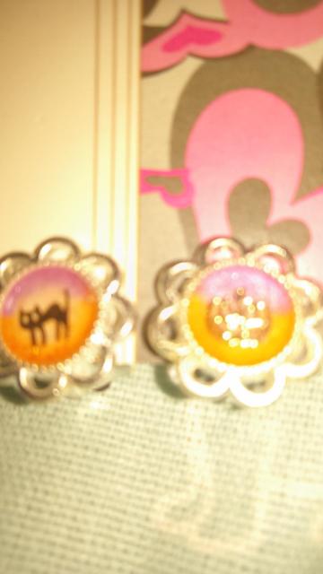 ハロウィン イヤリング レジン 猫 かぼちゃ 可愛い < 女性ファッション  ハロウィン イヤリング レジン 猫 かぼちゃ 可愛い < 女性ファッションの