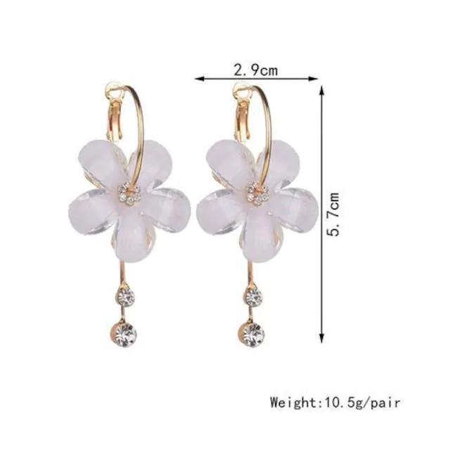 早い者勝ち390円★花 揺れる きらきらロングピアス < 女性アクセサリー/時計  早い者勝ち390円★花 揺れる きらきらロングピアス < 女性アクセサリー/時計の