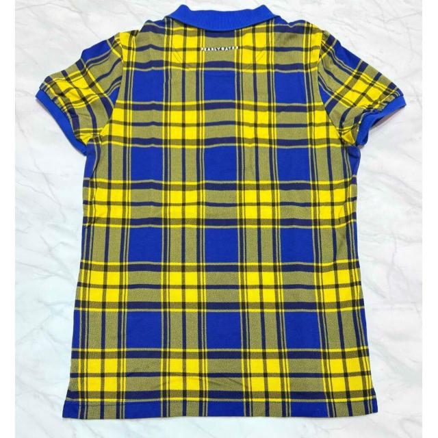 パーリーゲイツ タータンチェックポロシャツ青×黄色#0 < レジャー/スポーツ パーリーゲイツ タータンチェックポロシャツ青×黄色#0 < レジャー/スポーツの