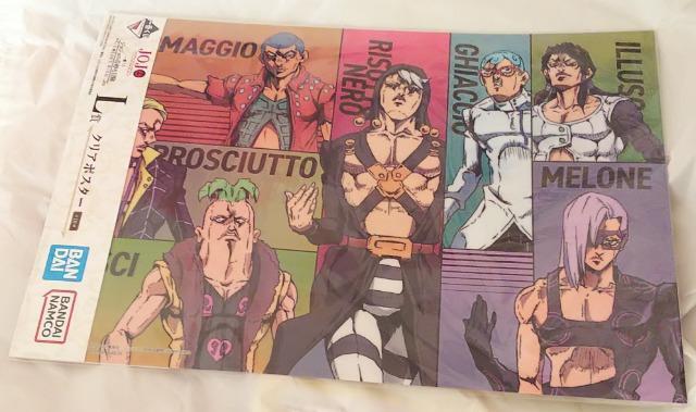 一番くじジョジョの奇妙な冒険黄金の風GOLDEN WIND L賞クリアポスター7人プロシュートメローネ他 < アニメ/コミック/キャラクター  一番くじジョジョの奇妙な冒険黄金の風GOLDEN WIND L賞クリアポスター7人プロシュートメローネ他  < アニメ/コミック/キャラクターの