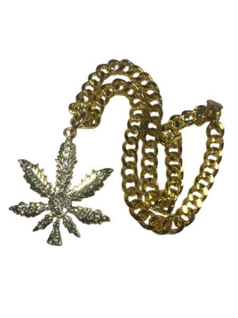 マリファナネックレス キューバンチェーン ゴールド 50cm 金 大麻 ガンジャ ヒップ ホップ HipHop 喜平 ラッパー < 男性アクセサリー/時計  マリファナネックレス キューバンチェーン ゴールド 50cm 金 大麻 ガンジャ ヒップ ホップ HipHop 喜平 ラッパー  < 男性アクセサリー/時計の