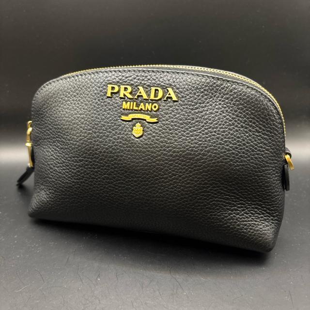 即決 PRADA プラダ 化粧ポーチ コスメポーチ 1ND005 ブラック < ブランド  即決 PRADA プラダ 化粧ポーチ コスメポーチ 1ND005 ブラック  < ブランドの