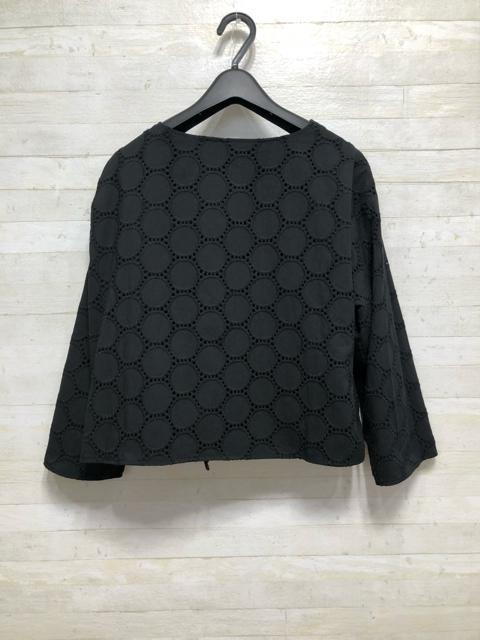 新品☆LL♪黒系♪サークルレース綿ノーカラージャケット♪リバーシブルQ283 < 女性ファッション  新品☆LL♪黒系♪サークルレース綿ノーカラージャケット♪リバーシブルQ283 < 女性ファッションの