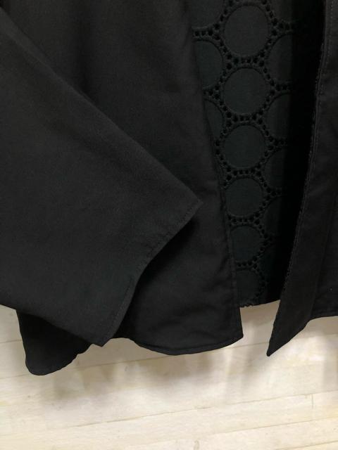 新品☆LL♪黒系♪サークルレース綿ノーカラージャケット♪リバーシブルQ283 < 女性ファッション  新品☆LL♪黒系♪サークルレース綿ノーカラージャケット♪リバーシブルQ283 < 女性ファッションの