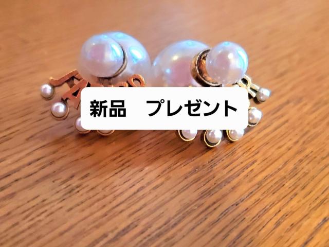 新品 ピアス 豪華プレゼント付き < 女性アクセサリー/時計 新品 ピアス 豪華プレゼント付き < 女性アクセサリー/時計の