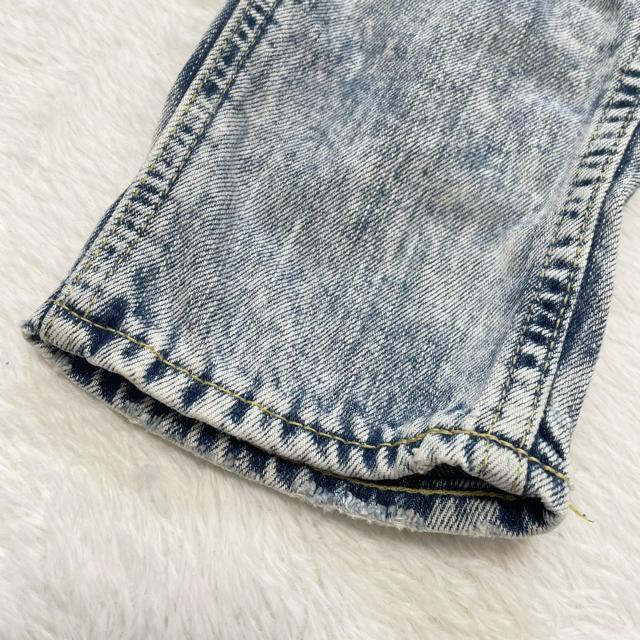 moussy マウジー スキニーデニム クロップド ローライズ ケミカルウォッシュ Y2K 平成ギャル ストレッチ 古着(501) < ブランド moussy マウジー スキニーデニム クロップド ローライズ ケミカルウォッシュ Y2K 平成ギャル ストレッチ 古着(501) < ブランドの