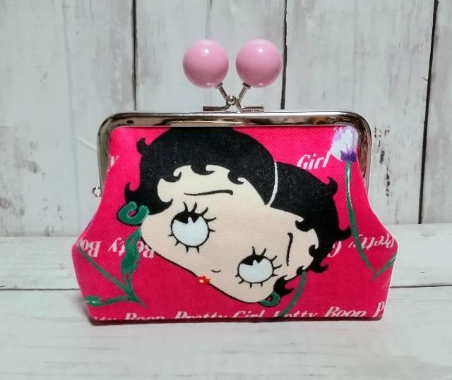Betty ベティちゃん あめ玉 角型がま口 親子がま口 お財布ポーチ < 女性ファッション Betty ベティちゃん あめ玉 角型がま口 親子がま口 お財布ポーチ < 女性ファッションの