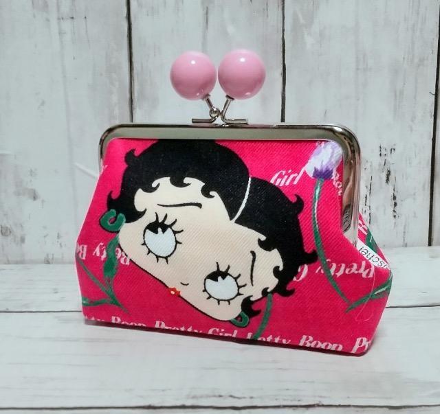Betty ベティちゃん あめ玉 角型がま口 親子がま口 お財布ポーチ < 女性ファッション Betty ベティちゃん あめ玉 角型がま口 親子がま口 お財布ポーチ < 女性ファッションの