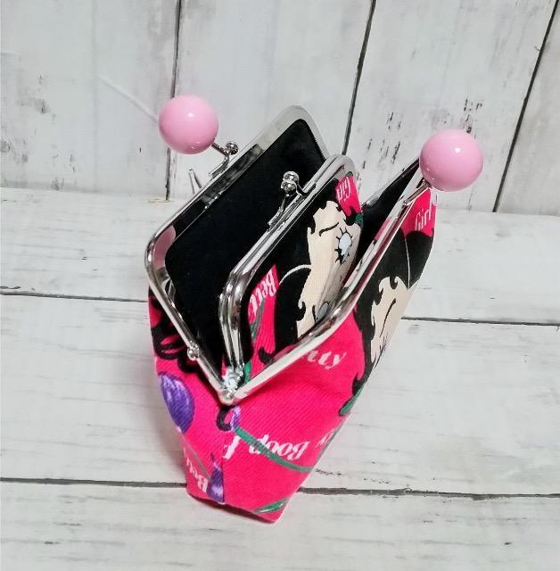 Betty ベティちゃん あめ玉 角型がま口 親子がま口 お財布ポーチ < 女性ファッション Betty ベティちゃん あめ玉 角型がま口 親子がま口 お財布ポーチ < 女性ファッションの