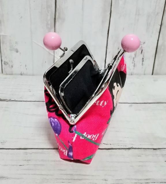 Betty ベティちゃん あめ玉 角型がま口 親子がま口 お財布ポーチ < 女性ファッション Betty ベティちゃん あめ玉 角型がま口 親子がま口 お財布ポーチ < 女性ファッションの