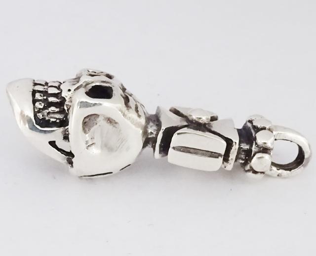 ☆シルバー925 スカルクロスペンダント < 男性アクセサリー/時計 ☆シルバー925 スカルクロスペンダント < 男性アクセサリー/時計の