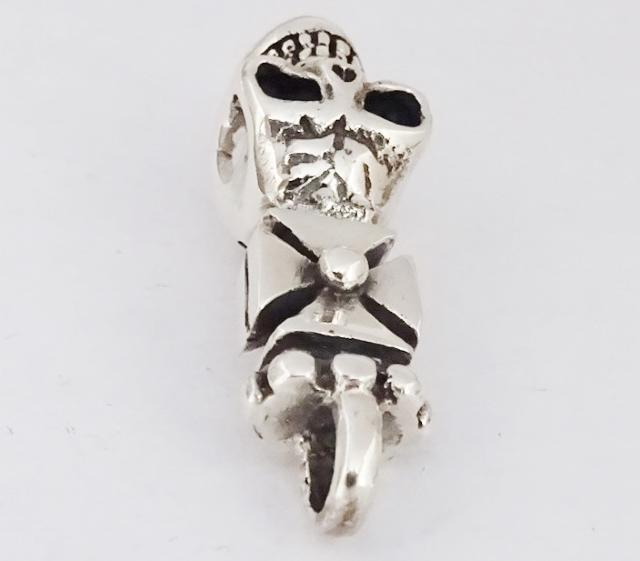 ☆シルバー925 スカルクロスペンダント < 男性アクセサリー/時計 ☆シルバー925 スカルクロスペンダント < 男性アクセサリー/時計の