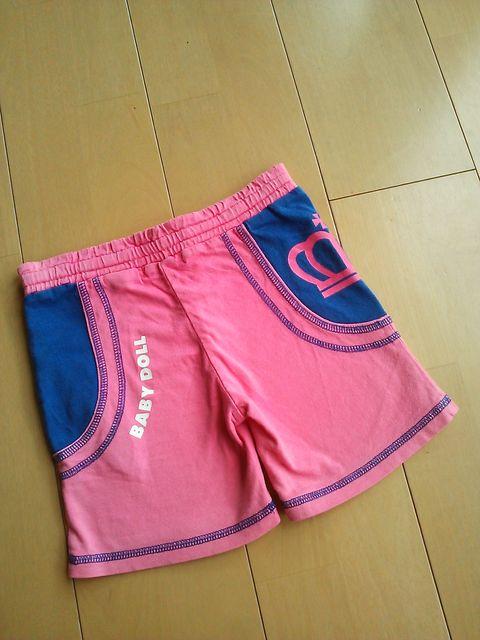 中古ハーフパンツ80ピンク☆ベビードールBABYDOLLベビド < ブランド  中古ハーフパンツ80ピンク☆ベビードールBABYDOLLベビド < ブランドの