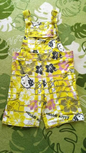 ℃-ute(人´エ`*)Kitty◆キティ&チェック柄オーバーオールサロペ < 女性ファッション  ℃-ute(人´エ`*)Kitty◆キティ&チェック柄オーバーオールサロペ < 女性ファッションの