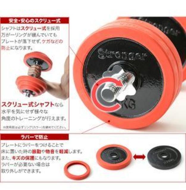 送料無料 ダンベル 片手10kgセット ラバー付き < ヘルス/ビューティー  送料無料 ダンベル 片手10kgセット ラバー付き < ヘルス/ビューティーの