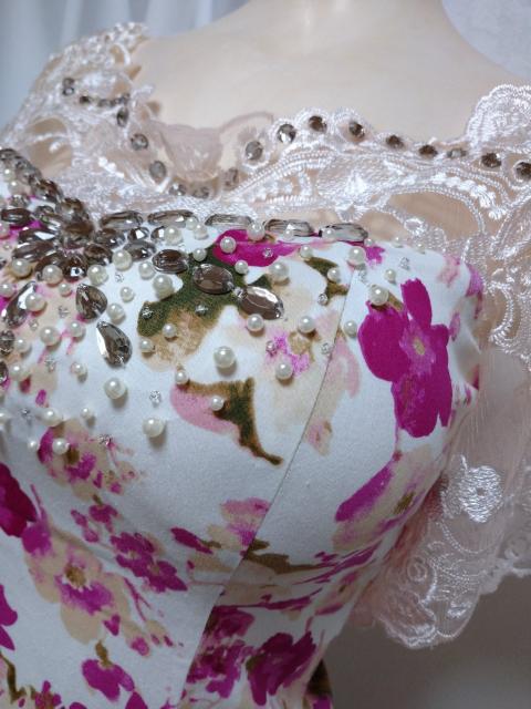 dazzy  レース オフショル 花柄 ナイトドレス < 女性ファッション  dazzy  レース オフショル 花柄 ナイトドレス < 女性ファッションの