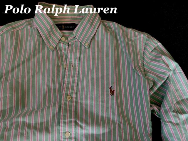 【Polo Ralph Lauren】日本未発売 ポロラルフローレン Vintage Washed ボタンダウンシャツ US−L < ブランド 【Polo Ralph Lauren】日本未発売 ポロラルフローレン Vintage Washed ボタンダウンシャツ US−L < ブランドの