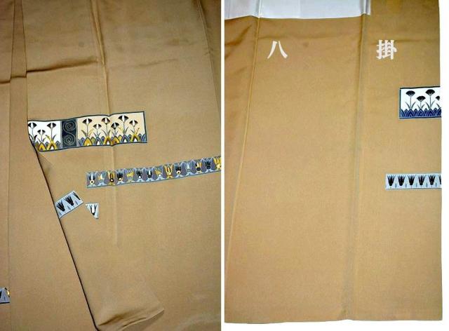 【最高級】新品同様 金駒シシュウ 金糸 シシュウ 草花 花壺 鳥 粋な付下げ 身丈166.5cm 裄丈64.5cm T3281 < 女性ファッション  【最高級】新品同様 金駒シシュウ 金糸 シシュウ 草花 花壺 鳥 粋な付下げ 身丈166.5cm 裄丈64.5cm T3281 < 女性ファッションの