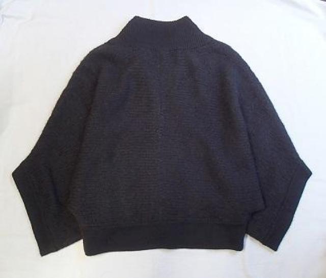 ☆Nanette Lepore ナネットレポー/ダブルファスナー入り デザインカーディガン ゆったりアウター/ブラック/サイズM < 女性ファッション  ☆Nanette Lepore ナネットレポー/ダブルファスナー入り デザインカーディガン ゆったりアウター/ブラック/サイズM < 女性ファッションの