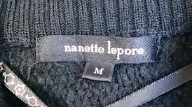 ☆Nanette Lepore ナネットレポー/ダブルファスナー入り デザインカーディガン ゆったりアウター/ブラック/サイズM < 女性ファッション  ☆Nanette Lepore ナネットレポー/ダブルファスナー入り デザインカーディガン ゆったりアウター/ブラック/サイズM < 女性ファッションの