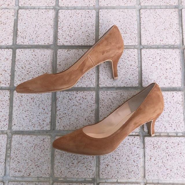 ◆DIANA/ダイアナ◆定番王道パンプス★スエード生地*キャメル23cm*シンプルコーデ♪美品 < ブランド ◆DIANA/ダイアナ◆定番王道パンプス★スエード生地*キャメル23cm*シンプルコーデ♪美品 < ブランドの