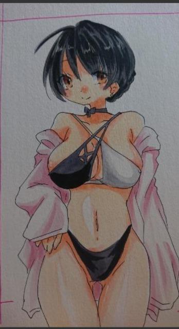 自作イラスト*女の子 男性向け < アニメ/コミック/キャラクター 自作イラスト*女の子 男性向け < アニメ/コミック/キャラクターの