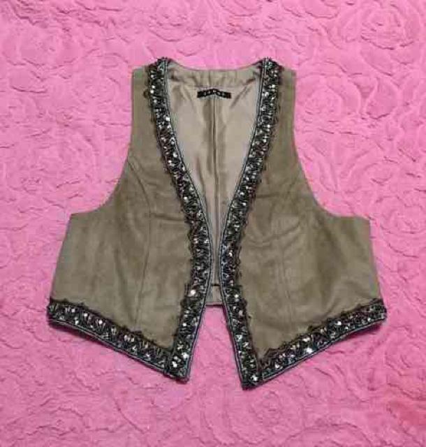 イング*ベスト*スエード*ビーズ*マキシワンピに* < ブランド  イング*ベスト*スエード*ビーズ*マキシワンピに*  < ブランドの