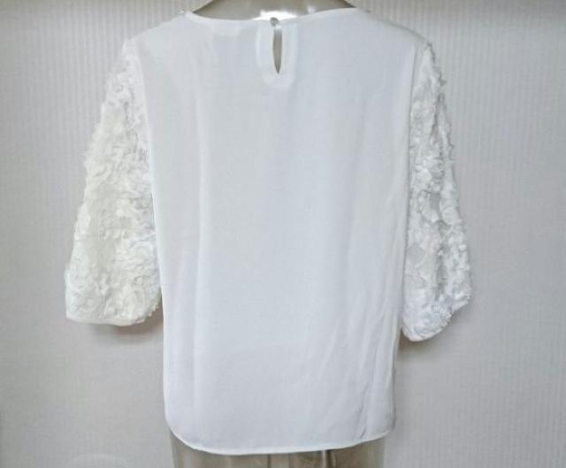 GLACIER★ビーズ付き 袖レース シフォン トップス < ブランド GLACIER★ビーズ付き 袖レース シフォン トップス < ブランドの