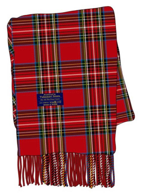 三代目JSB・岩田剛典メンプロ赤チェック柄ストール < タレントグッズ  三代目JSB・岩田剛典メンプロ赤チェック柄ストール  < タレントグッズの