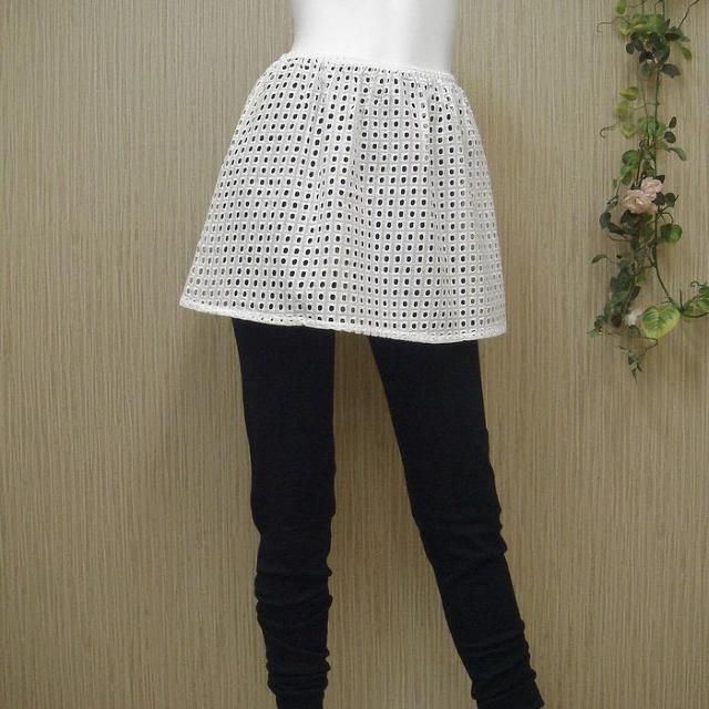衝撃300円セール★レギンスやフィットネスにオーバースカート白 < 女性ファッション  衝撃300円セール★レギンスやフィットネスにオーバースカート白  < 女性ファッションの