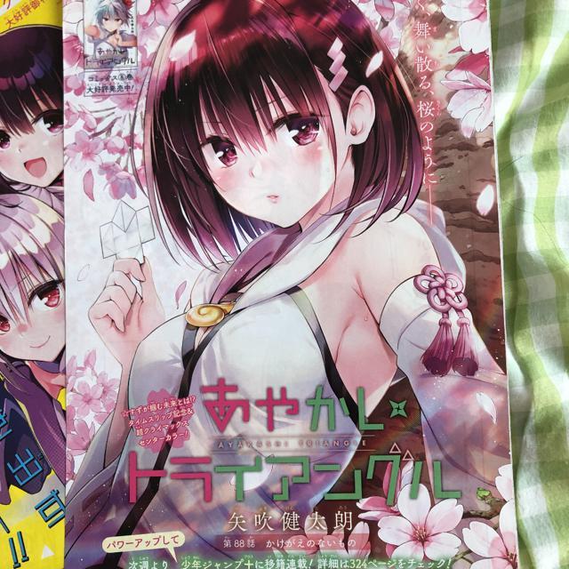 あやかしトライアングル カラー切り抜き 9枚 < 本/雑誌  あやかしトライアングル カラー切り抜き 9枚 < 本/雑誌の