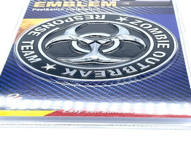 汎用立体バイオハザードエンブレム 大型 直径9.5cm < 自動車/バイク 汎用立体バイオハザードエンブレム 大型 直径9.5cm < 自動車/バイク