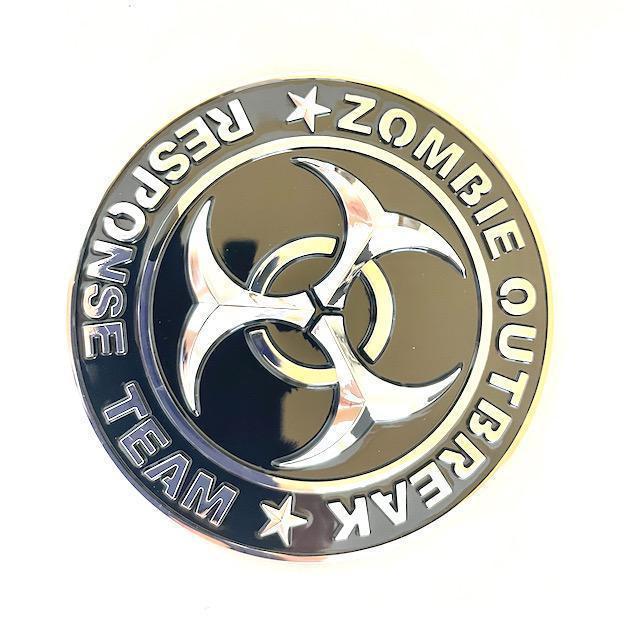 汎用立体バイオハザードエンブレム 大型 直径9.5cm < 自動車/バイク 汎用立体バイオハザードエンブレム 大型 直径9.5cm < 自動車/バイク