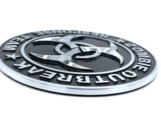 汎用立体バイオハザードエンブレム 大型 直径9.5cm < 自動車/バイク 汎用立体バイオハザードエンブレム 大型 直径9.5cm < 自動車/バイク