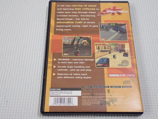 PS2SPEED KINGS CO kĔŁtEE\tgt  Q[{/\tg 