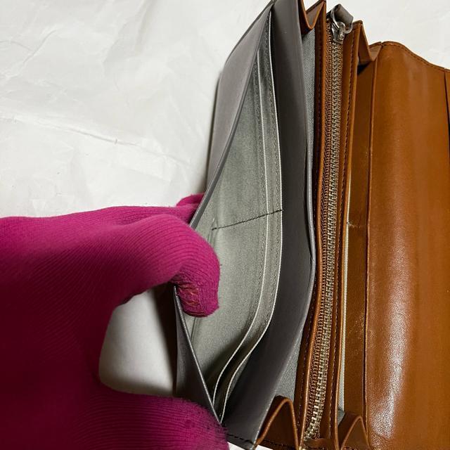 【マーガレットハウエルアイデア】 レザー / 二つ折り財布 / 長財布 グレー < ブランド 【マーガレットハウエルアイデア】 レザー / 二つ折り財布 / 長財布 グレー < ブランドの