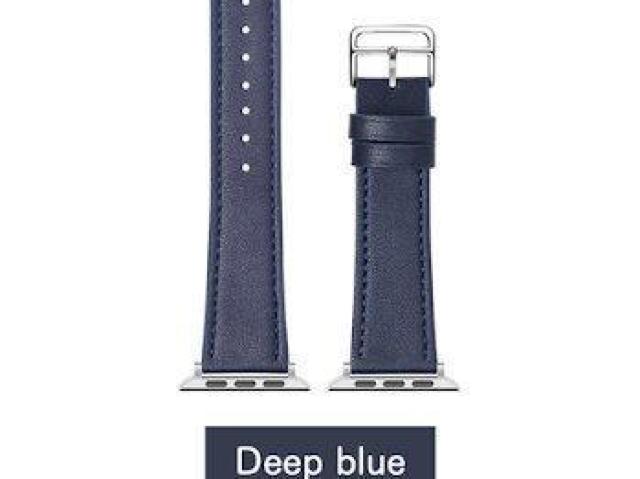 Apple Watch バンド 合皮 38/40/41mm ディープブルー < 家電/AV Apple Watch バンド 合皮 38/40/41mm ディープブルー < 家電/AVの