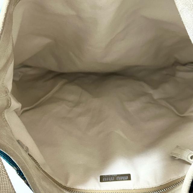 ���i miu miu �~���E�~���E �A�[�J�C�u �L�����o�X �W���K�[�h�D�� �����V�����_�[�o�b�O �V�����_�[�o�b�O �� �u�����h�� 