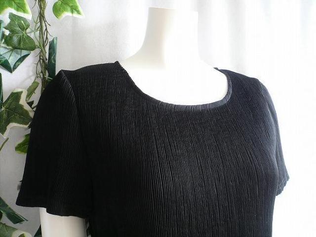 新品 9074 M 日本製 桐生織 プリーツ ワンピース 黒 ブラック 春 夏 秋 レディース 綿混 花模様 ペチコート 高級 < 女性ファッション 新品 9074 M 日本製 桐生織 プリーツ ワンピース 黒 ブラック 春 夏 秋 レディース 綿混 花模様 ペチコート 高級 < 女性ファッションの