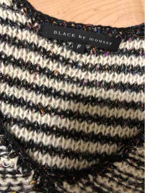 ブラックバイマウジー ボーダーニット < ブランド  ブラックバイマウジー ボーダーニット < ブランドの