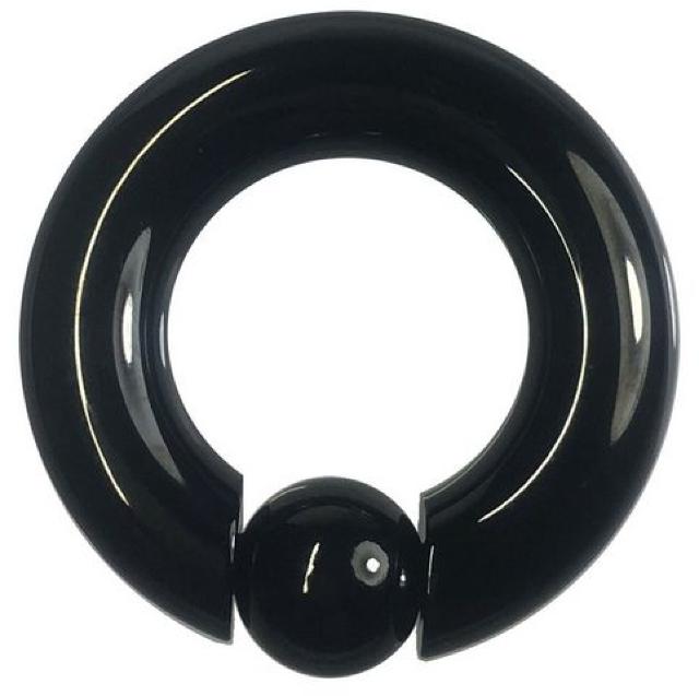 ステンレスボディピアス 0G 内径18mm ボール10mm ブラック シンプル 耳 口 眉 軟骨 ヘリックス トラガス 黒 < 男性アクセサリー/時計  ステンレスボディピアス 0G 内径18mm ボール10mm ブラック シンプル 耳 口 眉 軟骨 ヘリックス トラガス 黒  < 男性アクセサリー/時計の