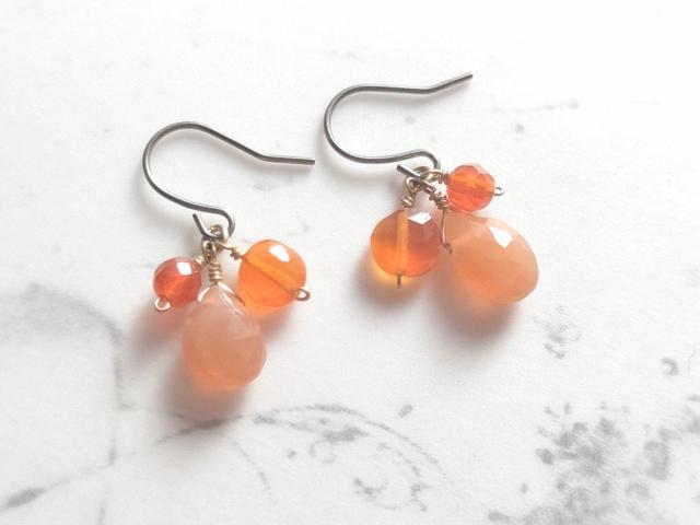 jun.*夕焼け色のピアス*14kgf 16029 < 女性アクセサリー/時計 jun.*夕焼け色のピアス*14kgf 16029 < 女性アクセサリー/時計の