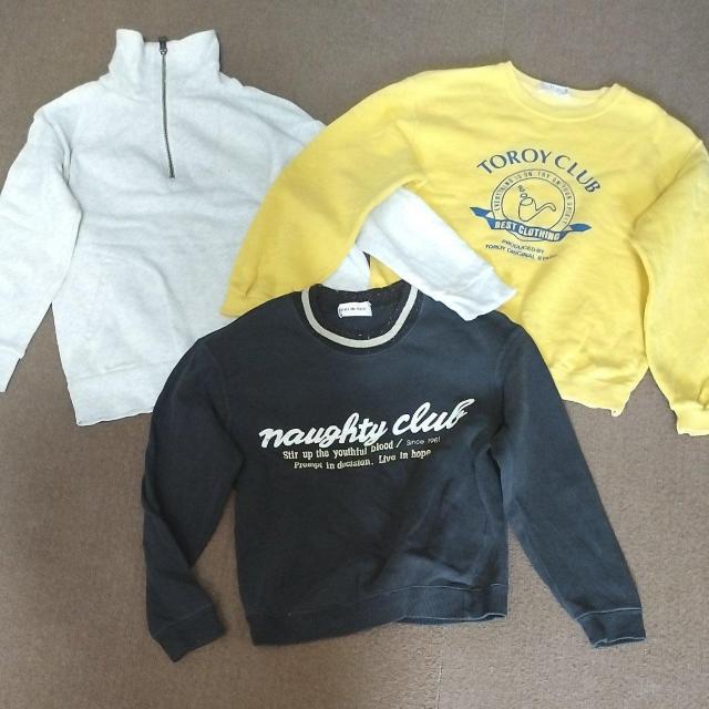 130サイズ トレーナーまとめ売り TOROY等 < キッズ/ベビー  130サイズ トレーナーまとめ売り TOROY等  < キッズ/ベビーの