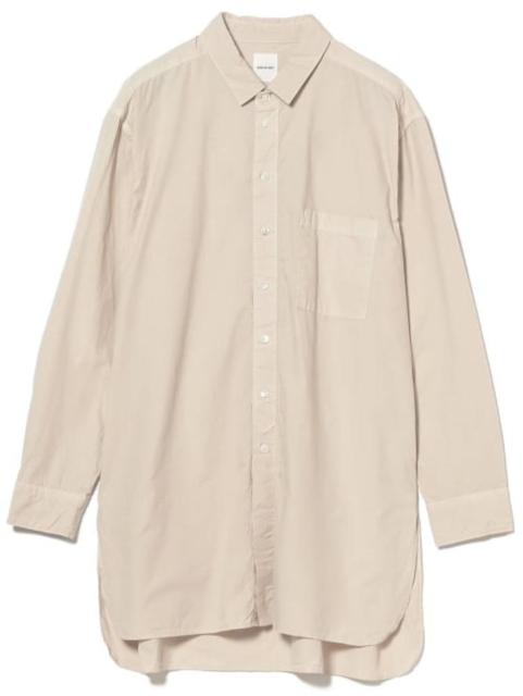 メンズ オーガニック CO ブロード ショートポイントカラー ロングシャツ < 男性ファッション  メンズ オーガニック CO ブロード ショートポイントカラー ロングシャツ  < 男性ファッションの
