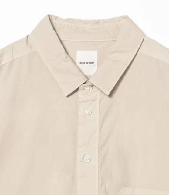 メンズ オーガニック CO ブロード ショートポイントカラー ロングシャツ < 男性ファッション  メンズ オーガニック CO ブロード ショートポイントカラー ロングシャツ < 男性ファッションの