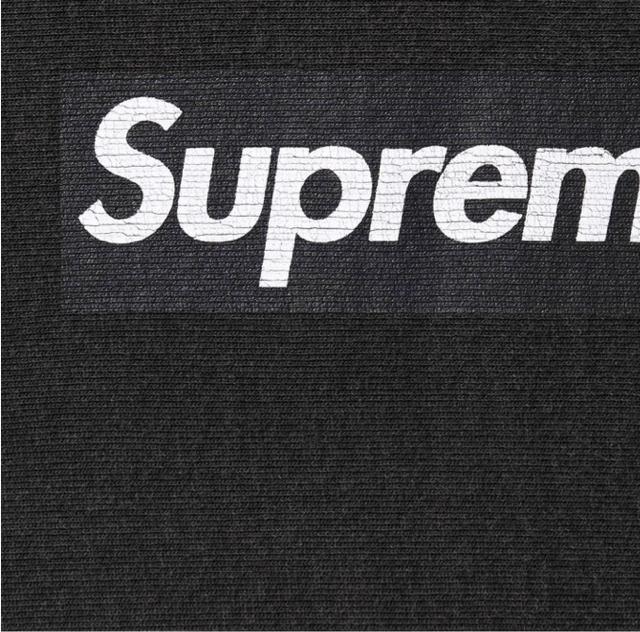 Supreme Washed Box Logo Crewneck Black < ブランド Supreme Washed Box Logo Crewneck Black < ブランドの