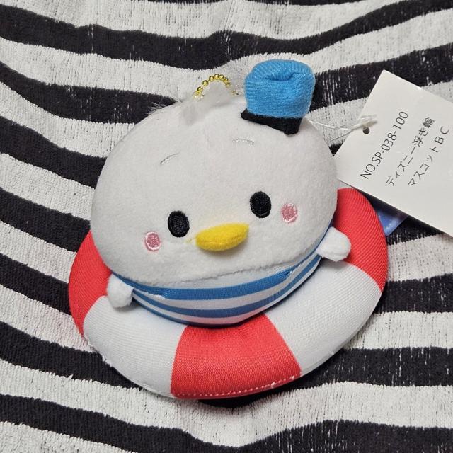 新品 ディズニー 浮き輪マスコット ドナルド ぬいぐるみ デフォルメ ボールチェーン < おもちゃ  新品 ディズニー 浮き輪マスコット ドナルド ぬいぐるみ デフォルメ ボールチェーン  < おもちゃの