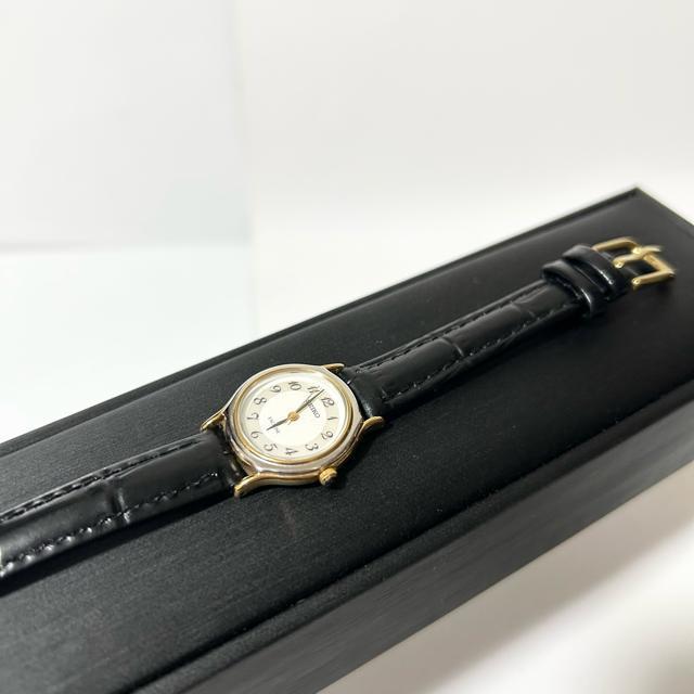 SEIKO セイコー QZ 腕時計 エクセリーヌ ホワイト文字盤 動作確認済み < ブランド SEIKO セイコー QZ 腕時計 エクセリーヌ ホワイト文字盤 動作確認済み < ブランドの