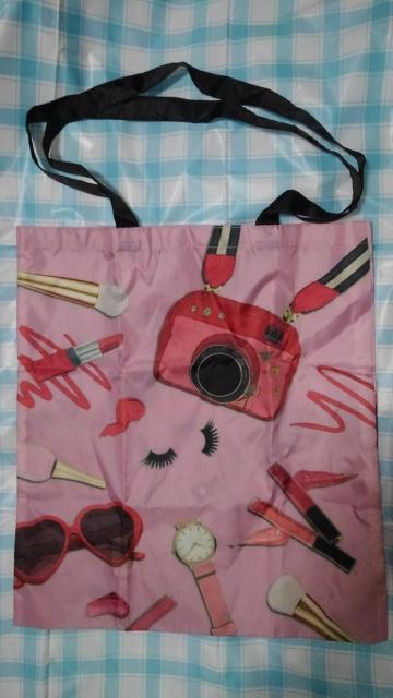 Francfranc 花柄 ブロッサム ポーチ ライトピンク メイクポーチ フランフラン エコバッグ 2点 セット Sランク < 女性ファッション  Francfranc 花柄 ブロッサム ポーチ ライトピンク メイクポーチ フランフラン エコバッグ 2点 セット Sランク < 女性ファッションの