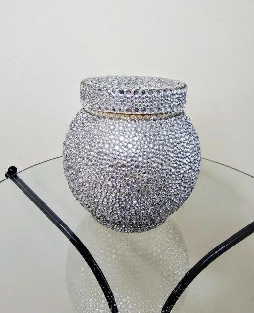 (30) ペット 骨壺 ラインストーン クリア < ペット/手芸/園芸 (30) ペット 骨壺 ラインストーン クリア < ペット/手芸/園芸の